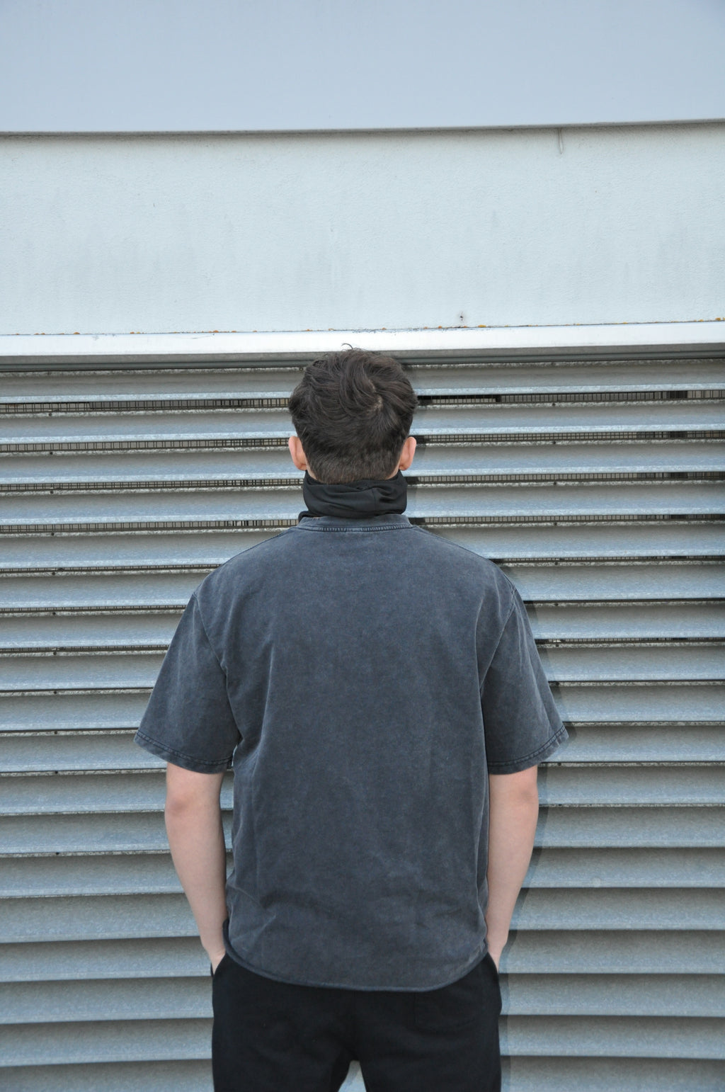 260GSM Unisex Faded Raw Hem T-shirt