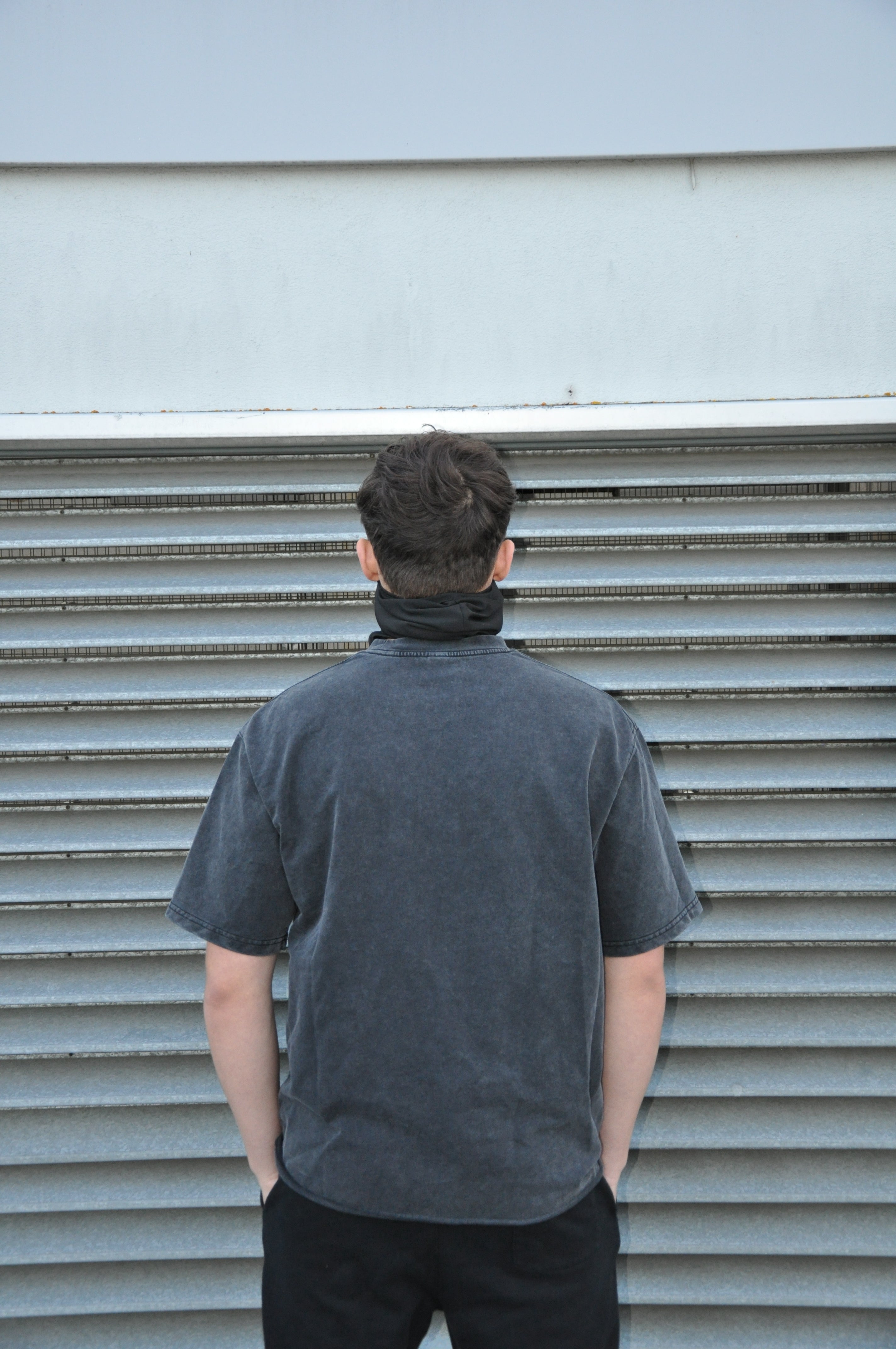 260GSM Unisex Faded Raw Hem T-shirt