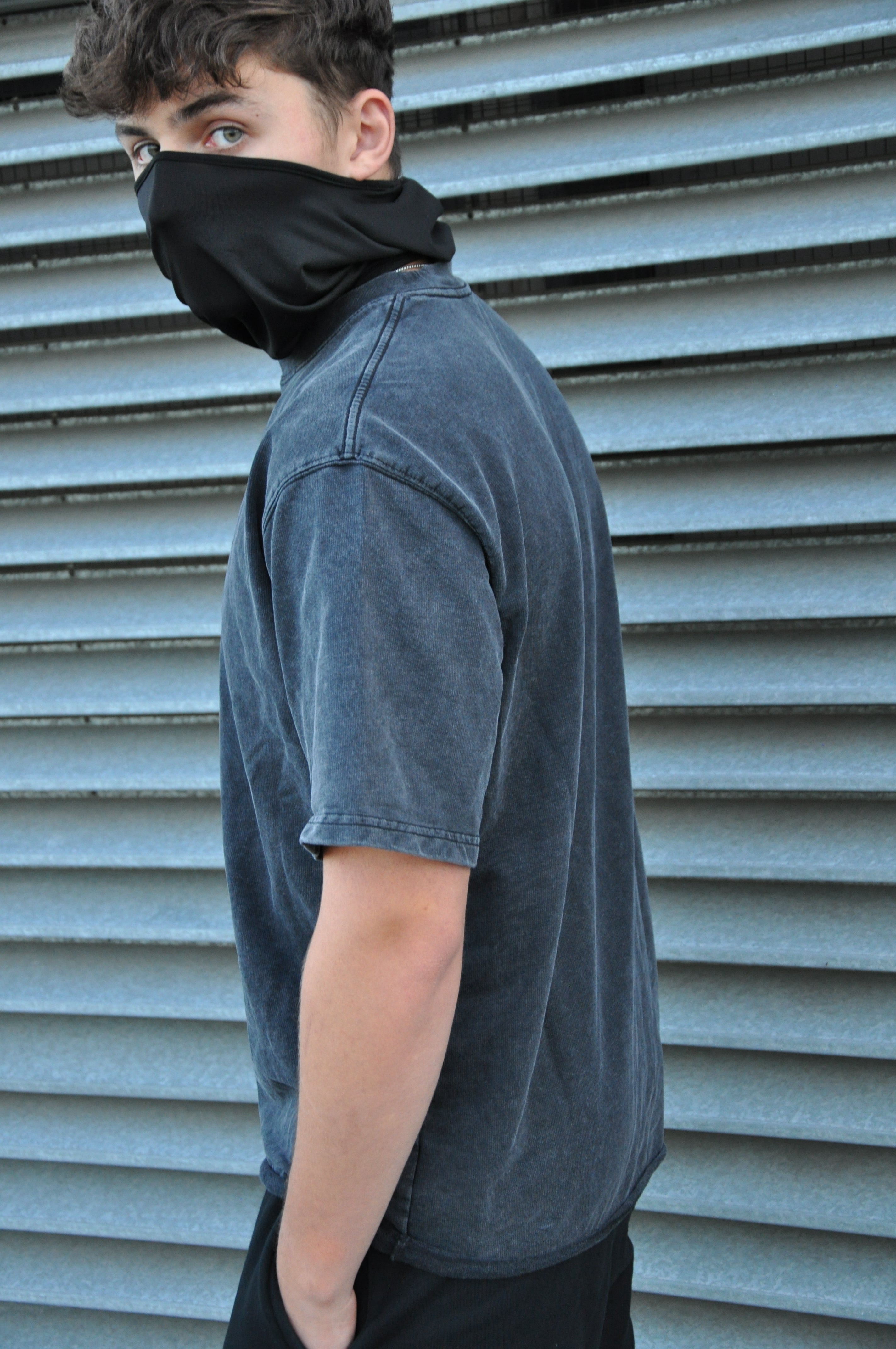 260GSM Unisex Faded Raw Hem T-shirt