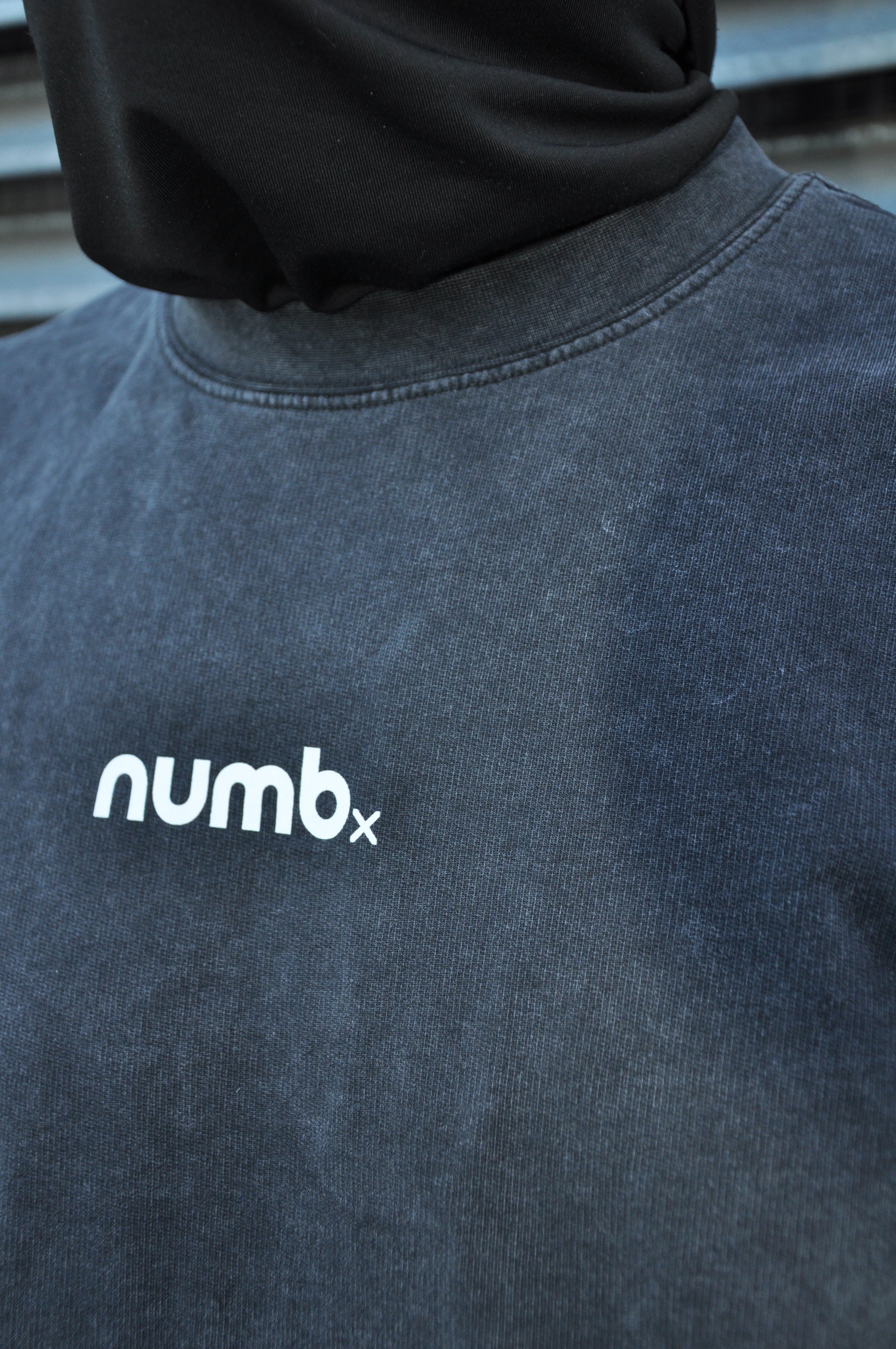 260GSM Unisex Faded Raw Hem T-shirt